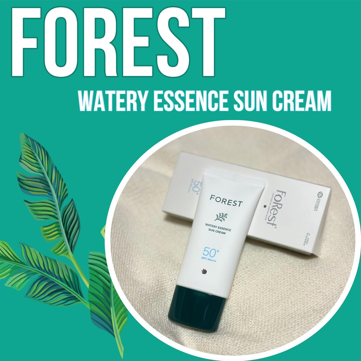 @forest_greenfinger.official  さんより日焼けどめのモニターです😎🌈

FOREST
watery essence sun cream

名前の通り "みずみずしい"

今までの日焼けどめはこってりのものが多