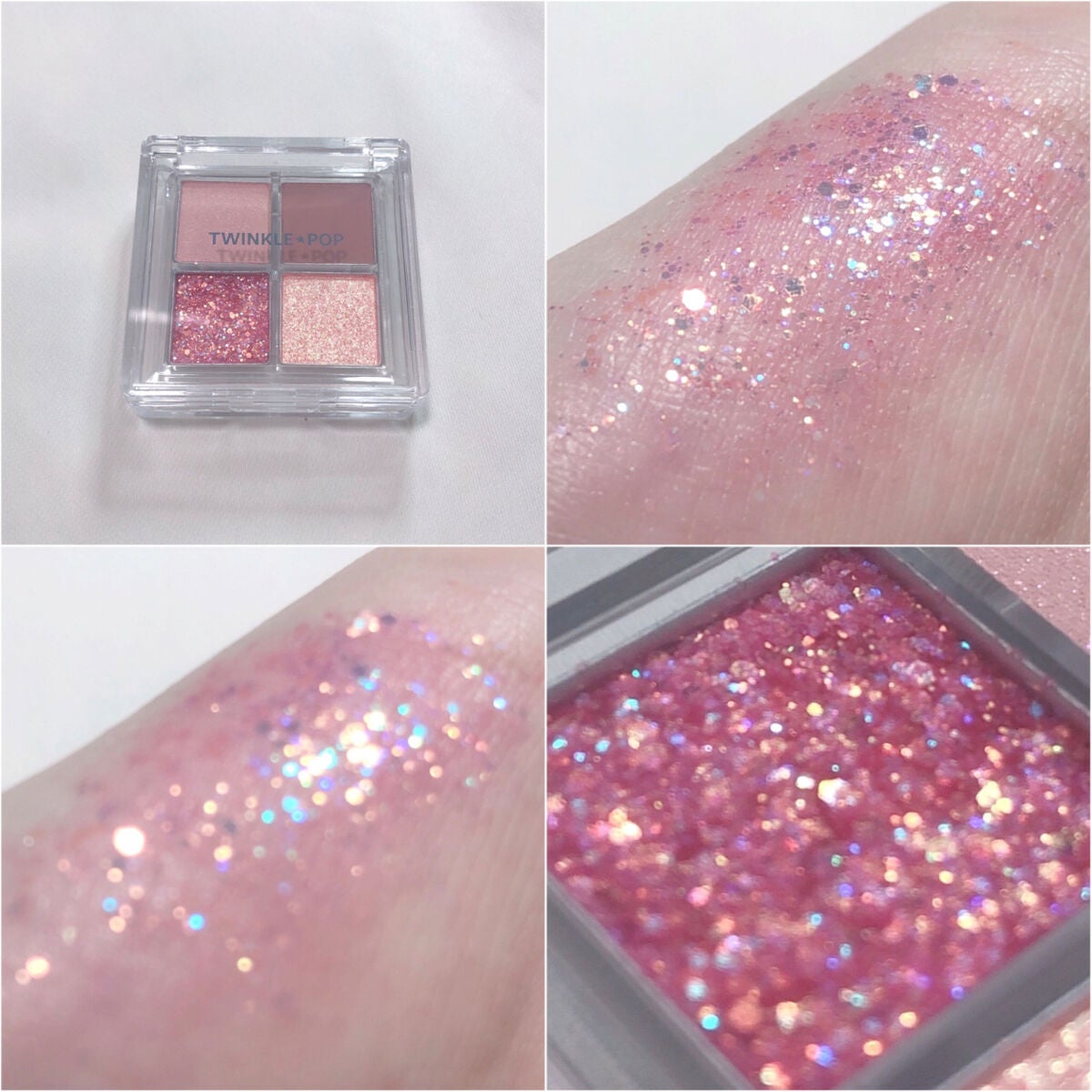 リキッド グリッター シャドウ/rom&nd/グリッターを使ったクチコミ(8枚目)