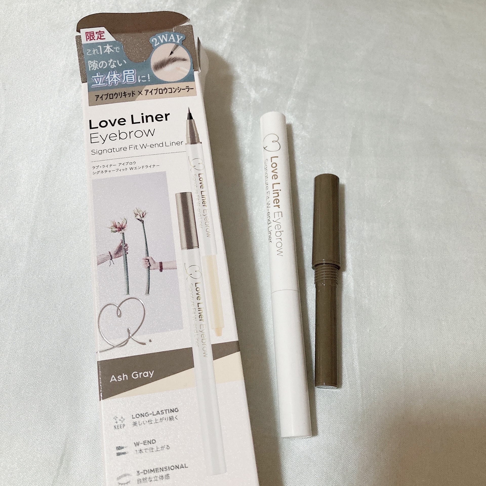 ラブ・ライナー シグネチャーフィットWエンドライナー＜アイブロウ＞/ラブ・ライナー/リキッドアイブロウを使ったクチコミ（3枚目）