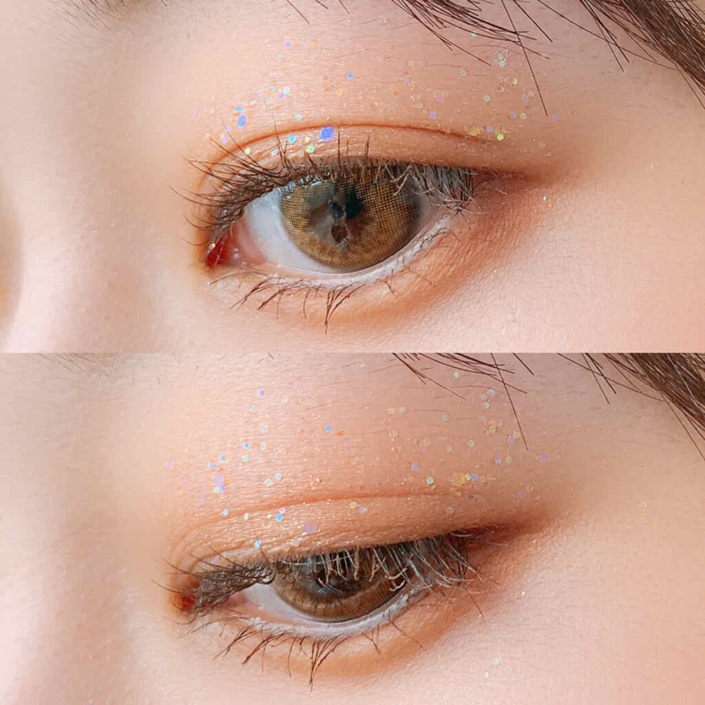 ゲットルーズグリッタージェル/unleashia/グリッターを使ったクチコミ（3枚目）