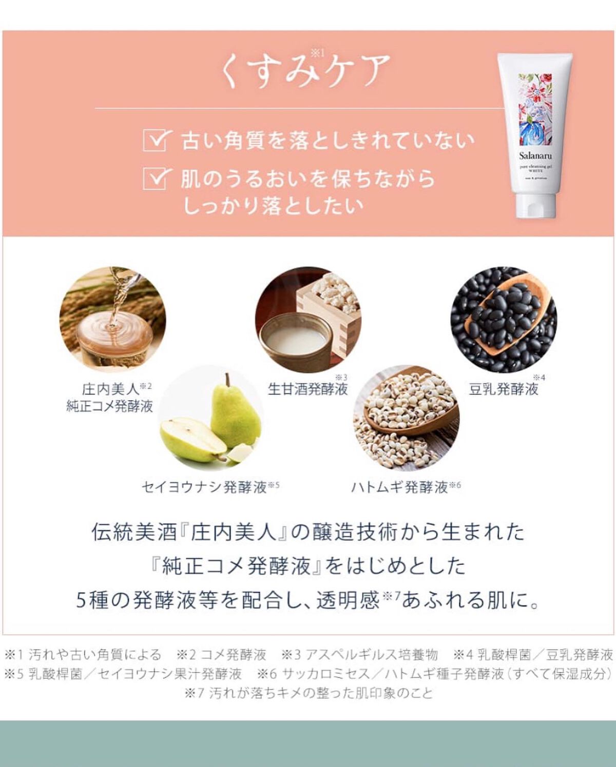 ピュアクレンジングジェル ホワイト/Salanaru(サラナル)/クレンジングジェルを使ったクチコミ(3枚目)