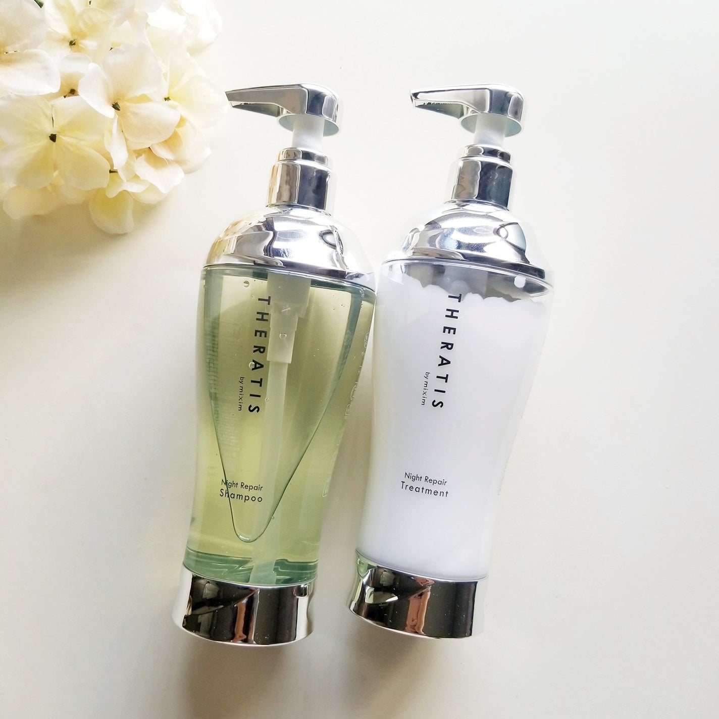 ナイトリペア シャンプー/ヘアトリートメント/THERATIS/シャンプー・コンディショナーを使ったクチコミ(1枚目)