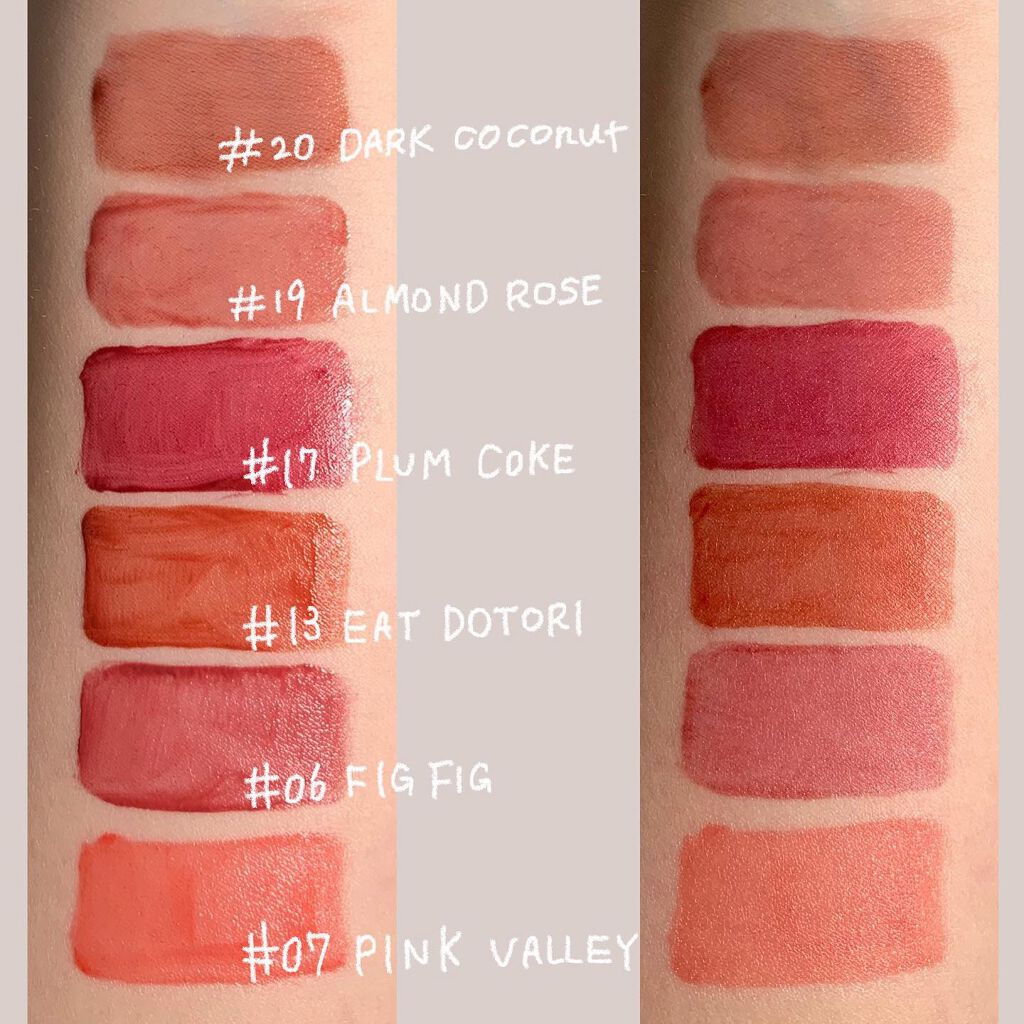 ジューシーラスティングティント/rom&nd/リップティントを使ったクチコミ（1枚目）