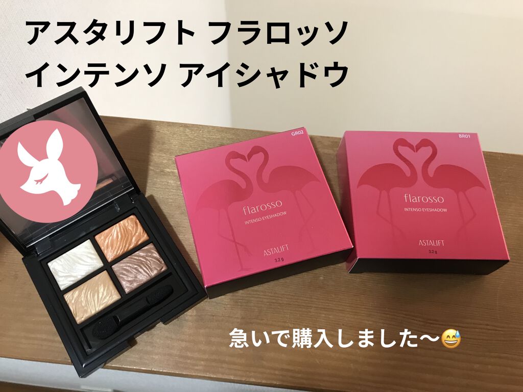 フラロッソ インテンソ アイシャドウ BR01/アスタリフト/アイシャドウパレットを使ったクチコミ（1枚目）