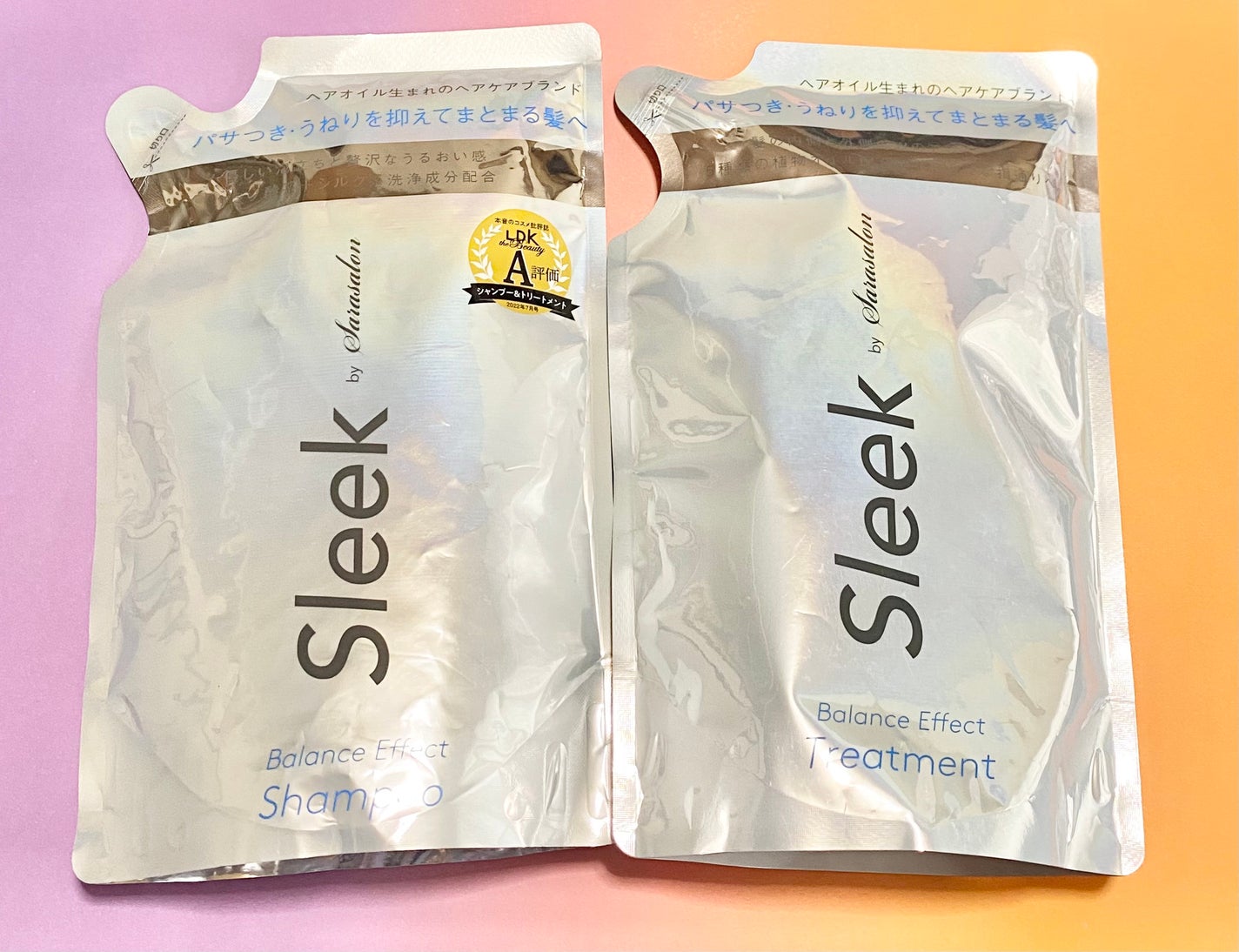 バランスエフェクトシャンプー/トリートメント/スリーク by サラサロン/市販シャンプーを使ったクチコミ(1枚目)