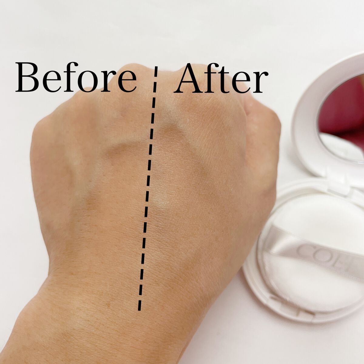 ソフトフィルターフェイスパウダー/COL'E by R/プレストパウダーを使ったクチコミ(5枚目)