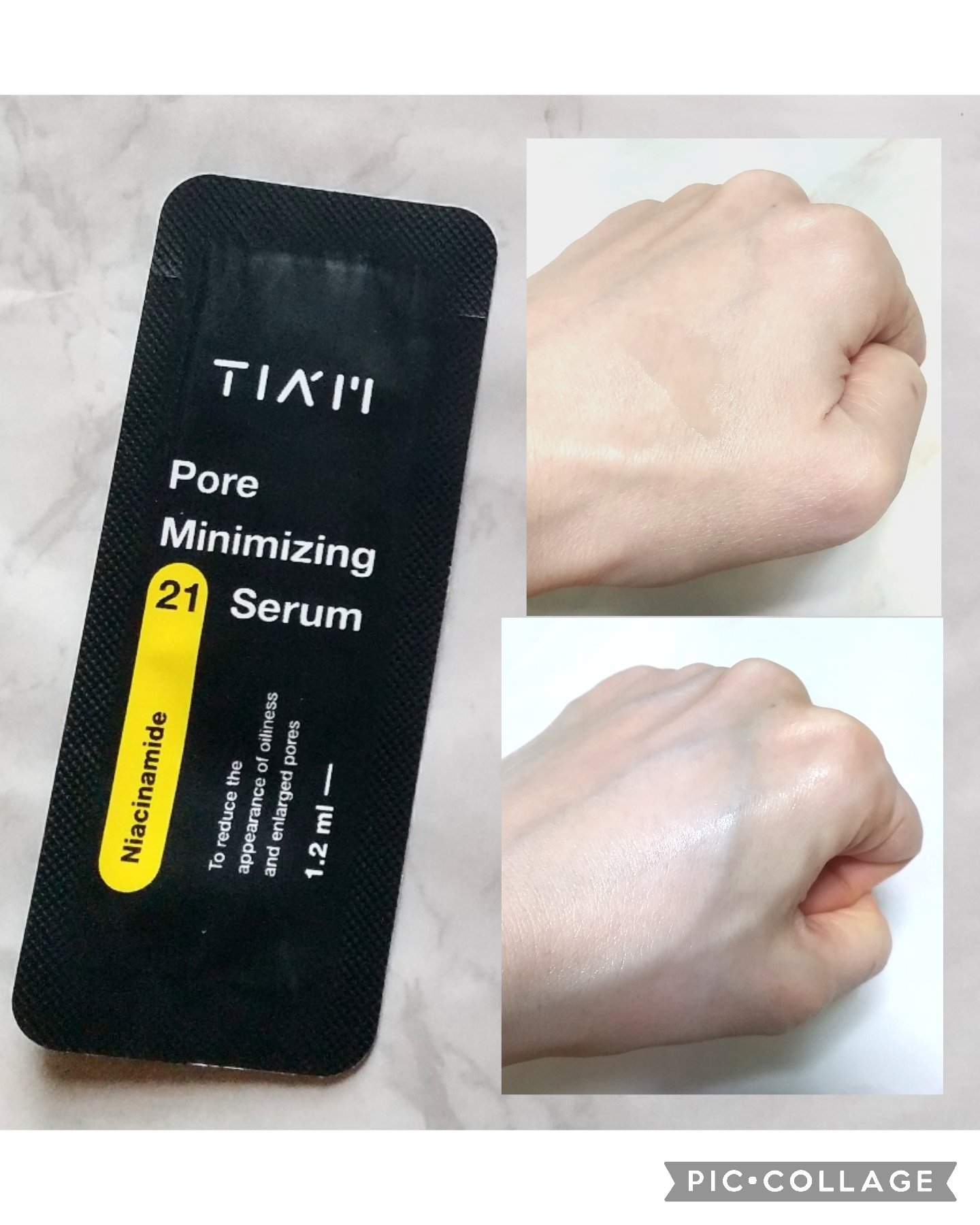 TIAM ポアミニマイジング 21 セラムのクチコミ「✨TIAMの角質ケアをサンプルでお試し✨
🍀商品名
      ポア ミニマイジング21   .....」（2枚目）