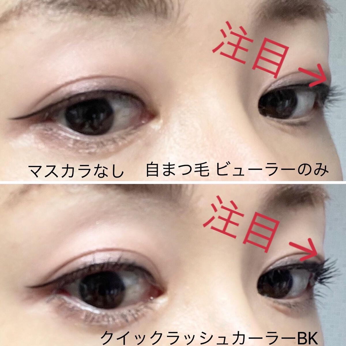 クイックラッシュカーラー/キャンメイク/マスカラ下地を使ったクチコミ(3枚目)