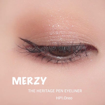 THE HERITAGE PEN EYELINER/MERZY/リキッドアイライナーを使ったクチコミ(4枚目)
