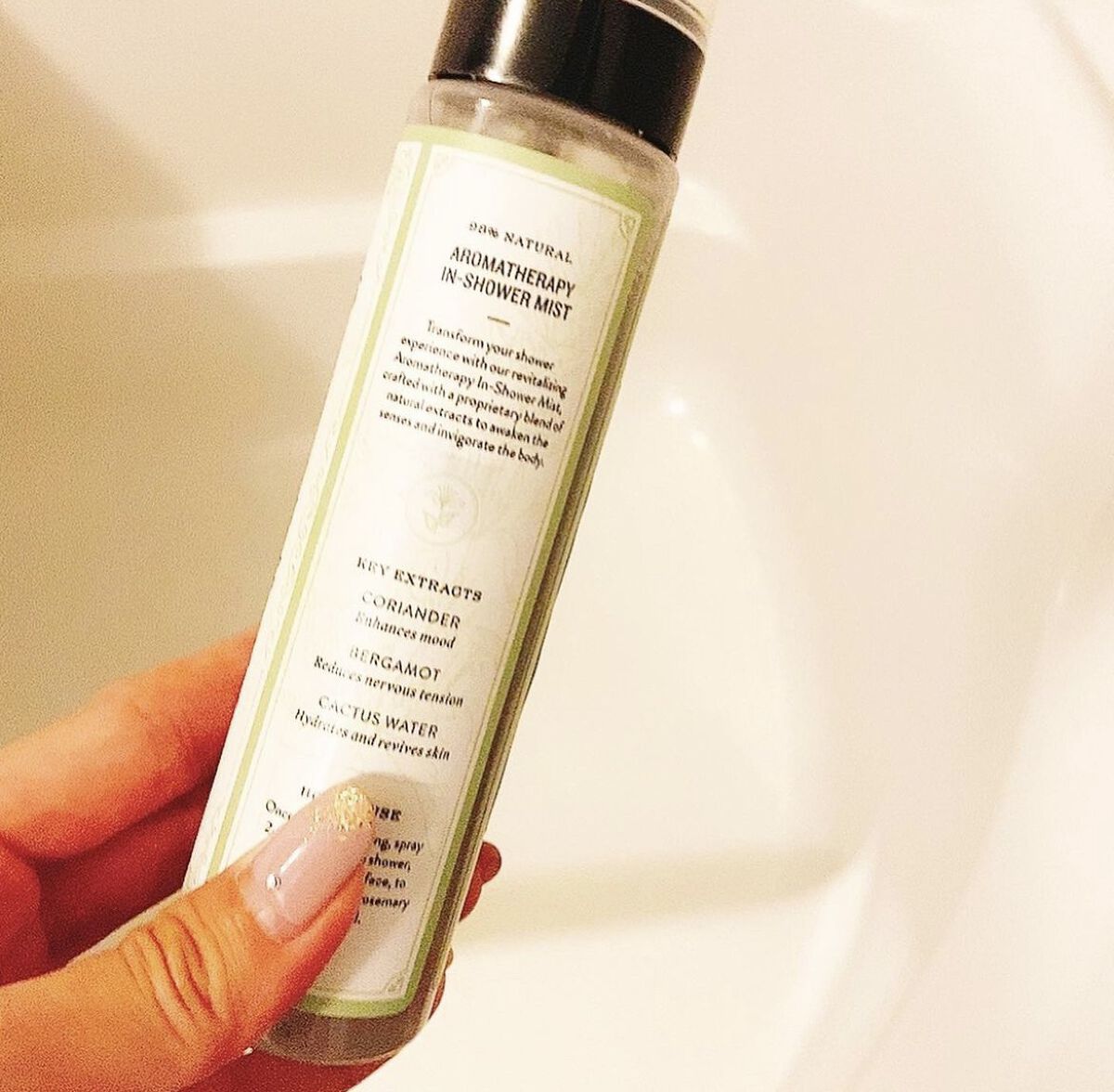 アロマインシャワーミスト/JR Watkins/保湿系入浴剤を使ったクチコミ（2枚目）