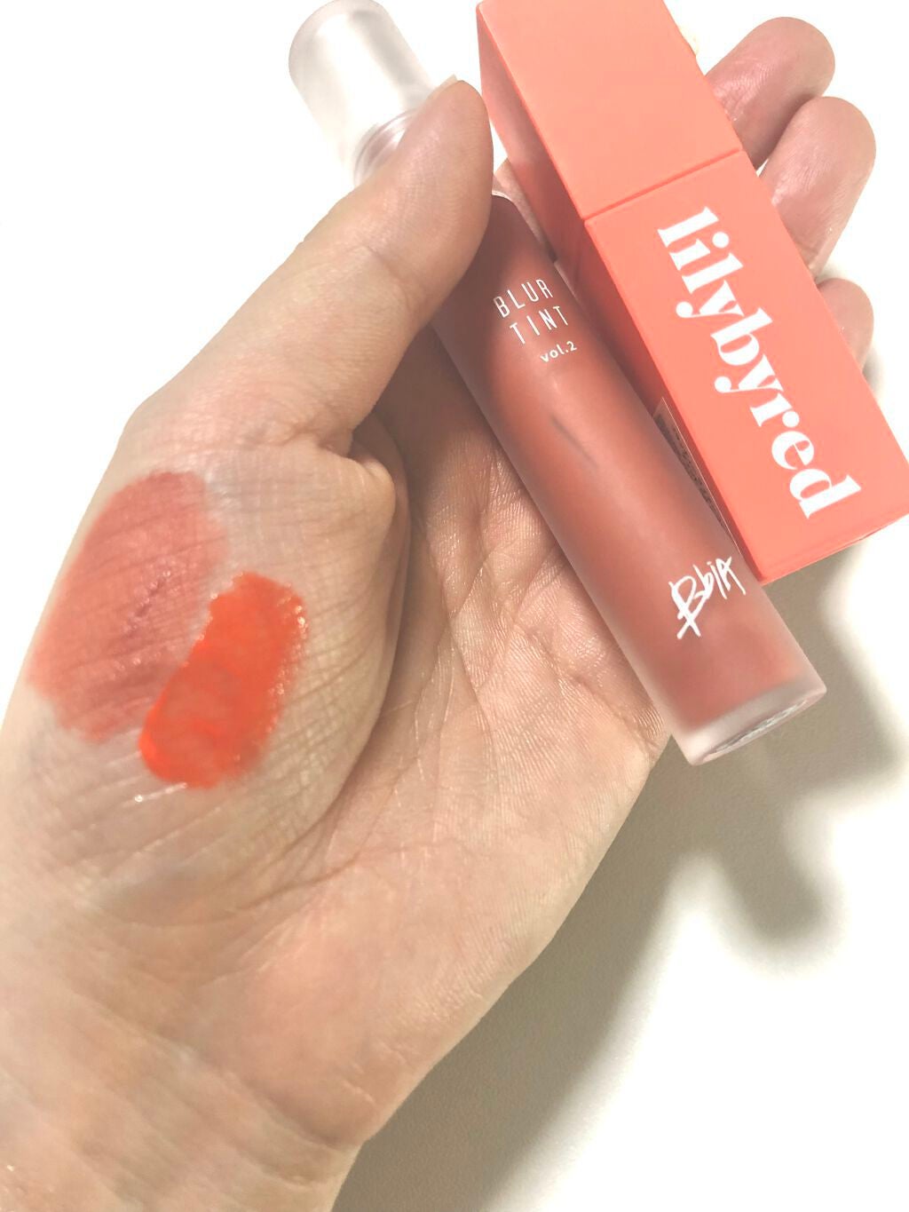 ブラッディライアー コーティングティント/lilybyred/リップティントを使ったクチコミ(5枚目)