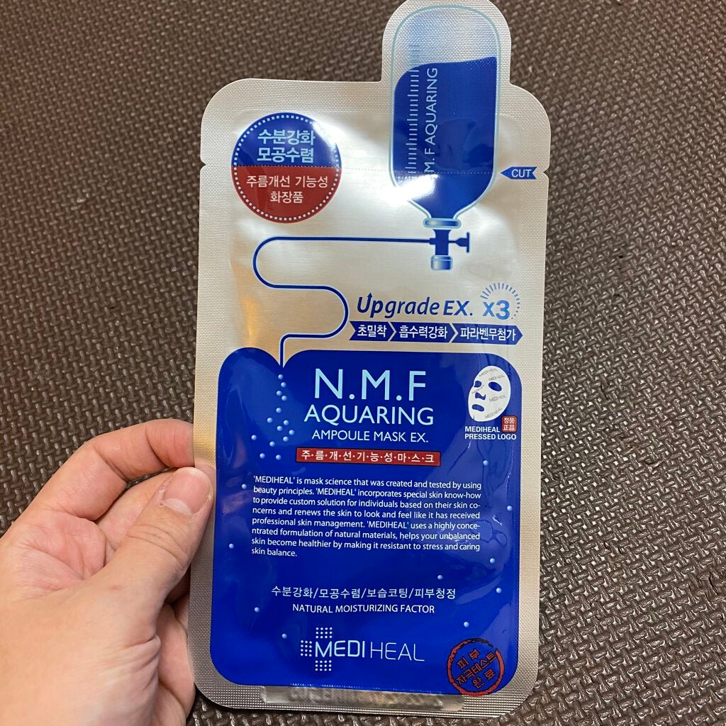 N.M.FアクアアンプルマスクJEX/MEDIHEAL/シートマスク・パックを使ったクチコミ(1枚目)