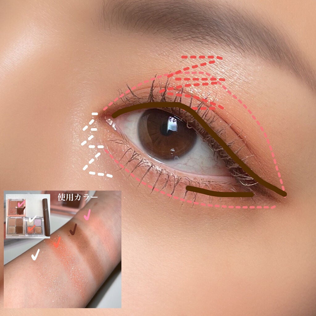 ベターザンアイズ/rom&nd/アイシャドウパレットを使ったクチコミ(8枚目)