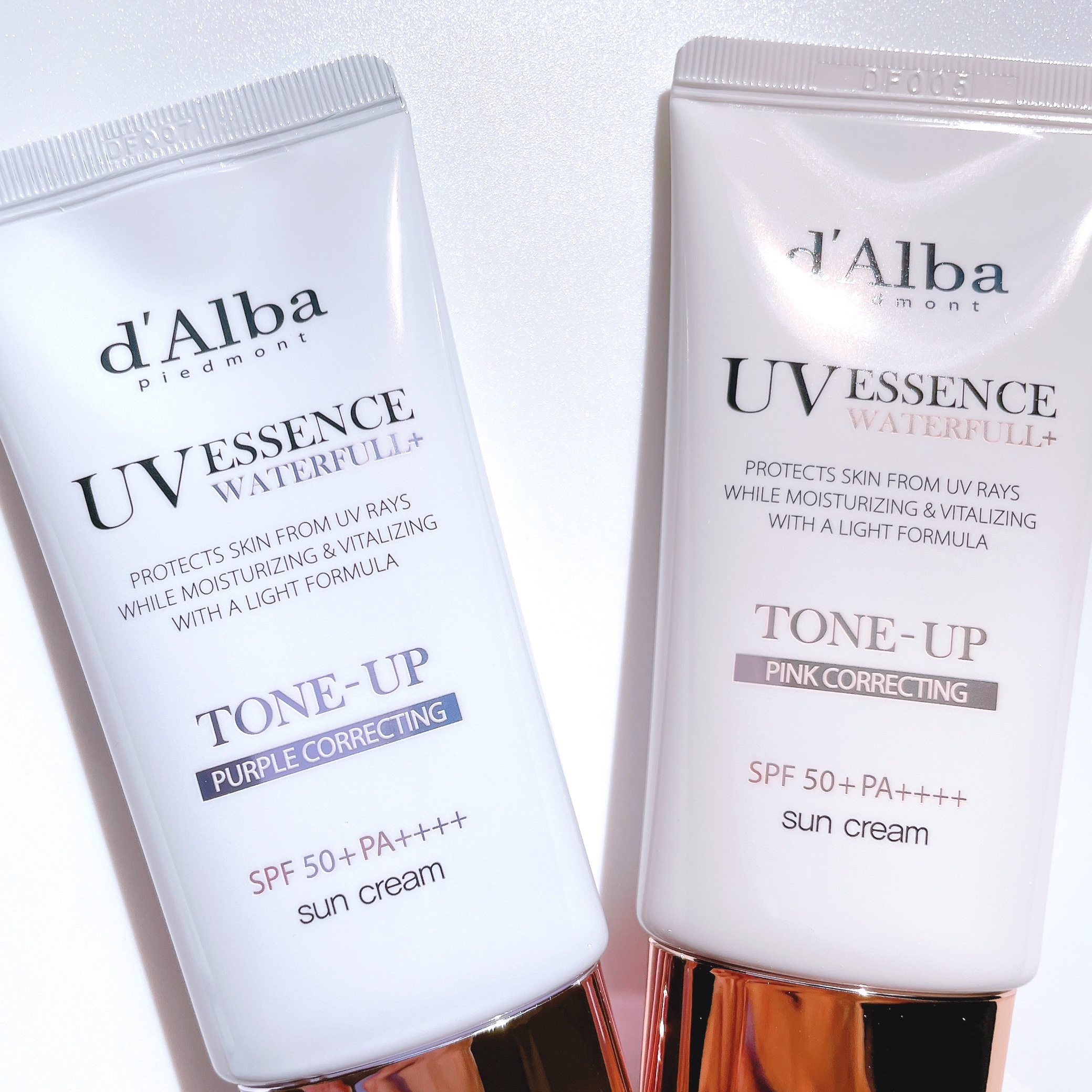 ダルバ ウォータフル トーンアップ サンクリーム(パープル)/ダルバ/日焼け止めクリームを使ったクチコミ（1枚目）