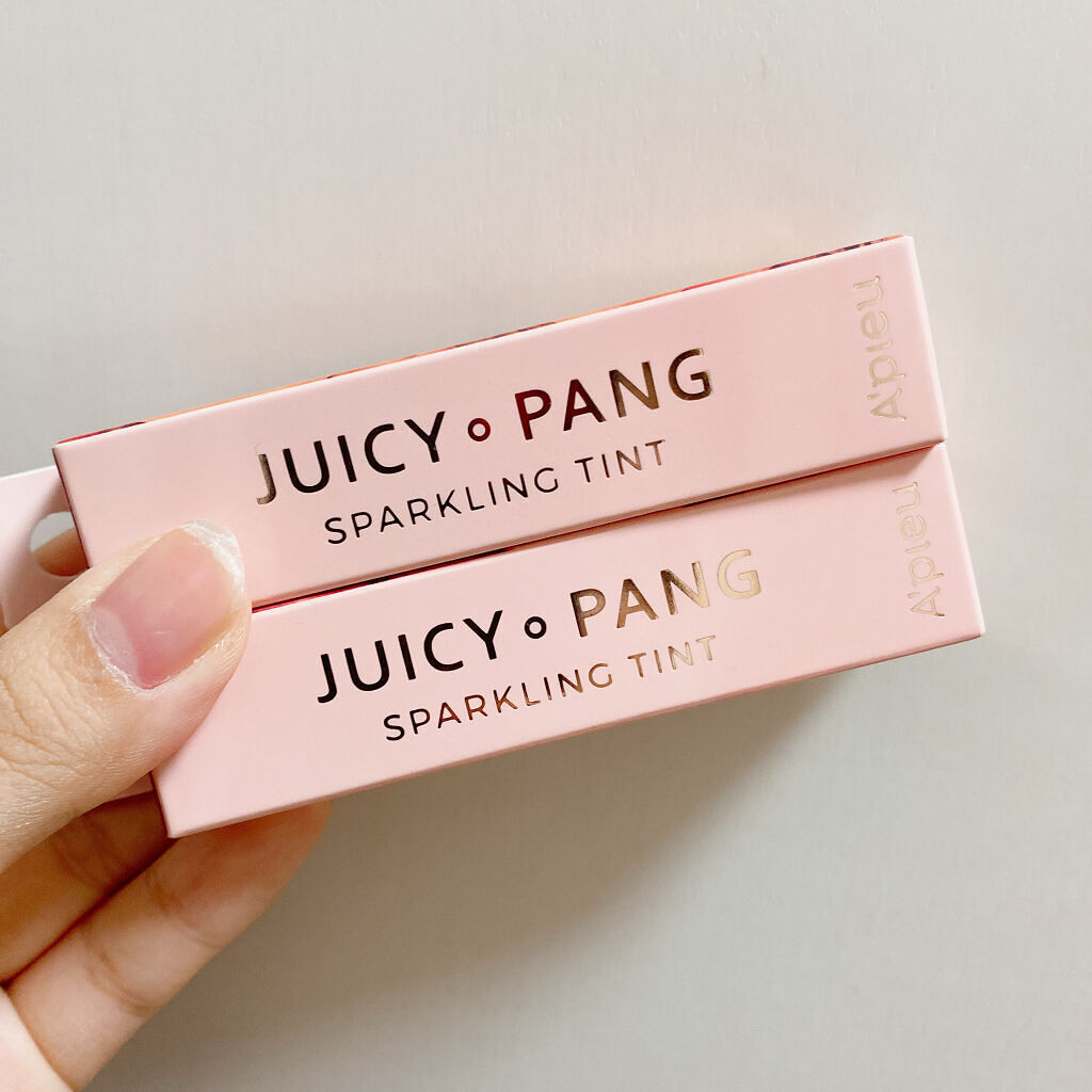 アピュー ジューシーパン スパークリングティント/A’pieu/口紅を使ったクチコミ（2枚目）