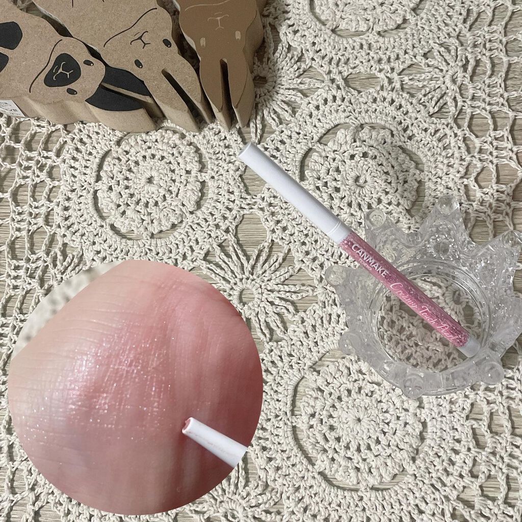 りんりん | 顔がでかいコスメオタク on LIPS 「𓊆 #canmake𓊇✏︎#クリーミータッチパール限定で出た涙..」(5枚目)