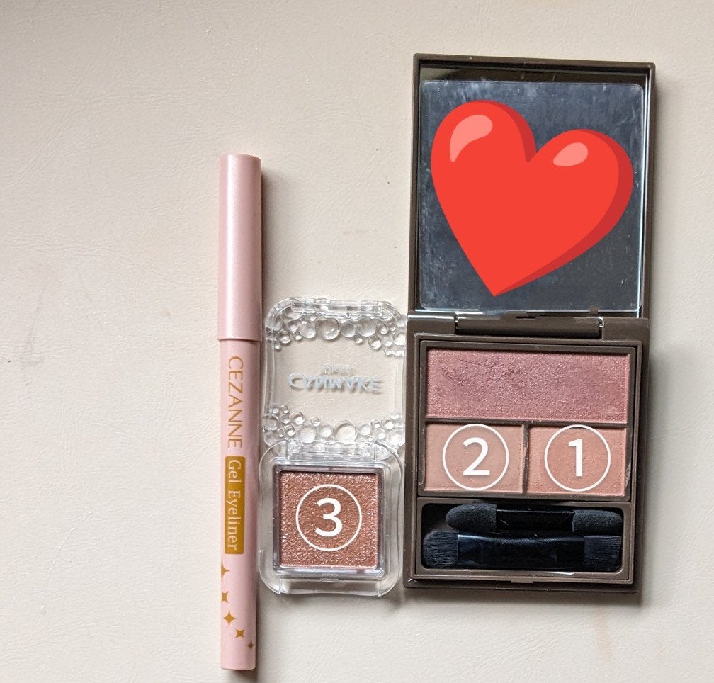 ジェルアイライナー/CEZANNE/ジェルアイライナーを使ったクチコミ(2枚目)