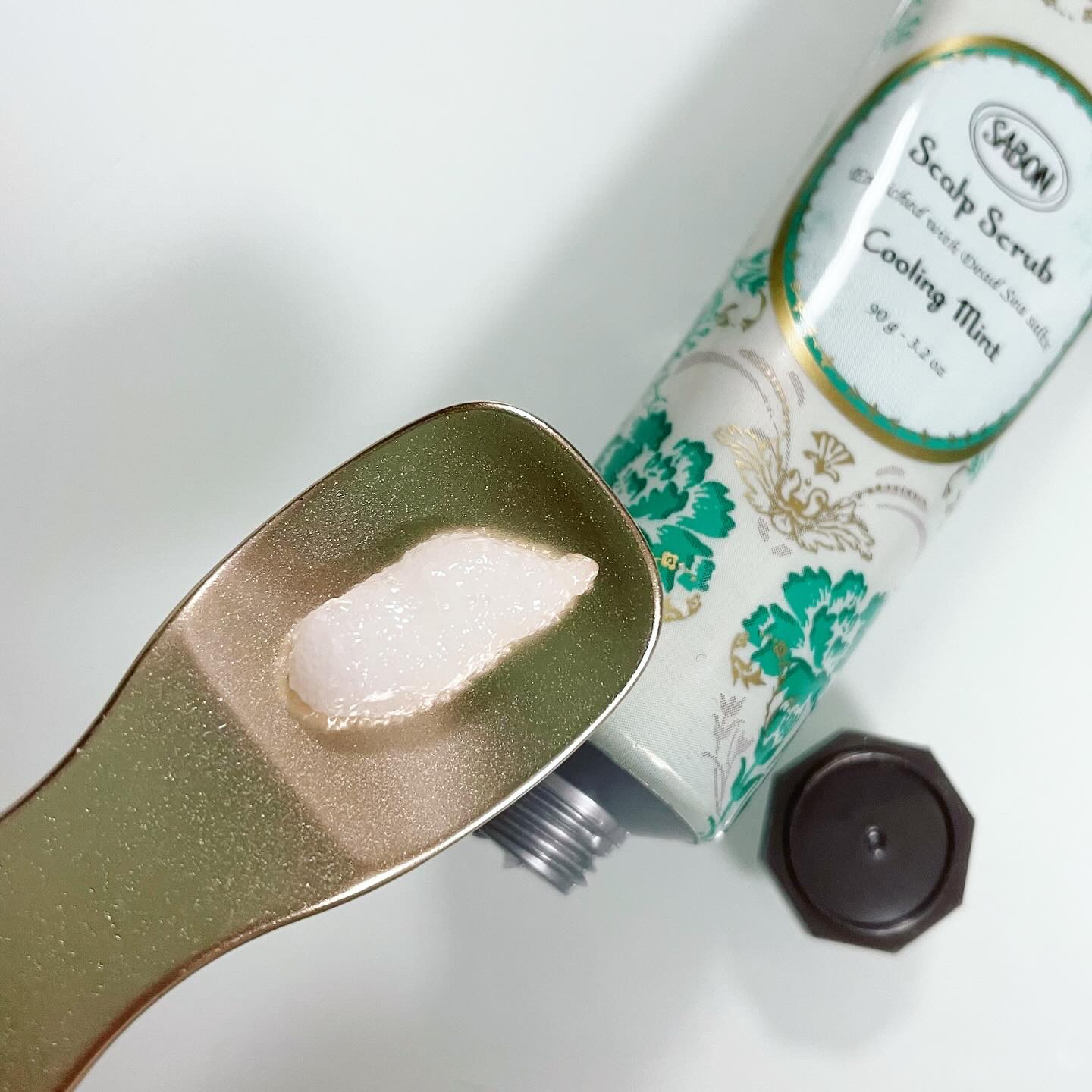 ヘッドスクラブ リフレッシング(ミント)/SABON/ヘッドスクラブを使ったクチコミ（3枚目）