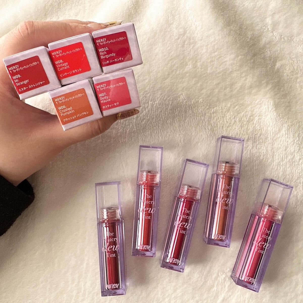 ザ ウォータリーデューティント/MERZY/リップティントを使ったクチコミ(2枚目)