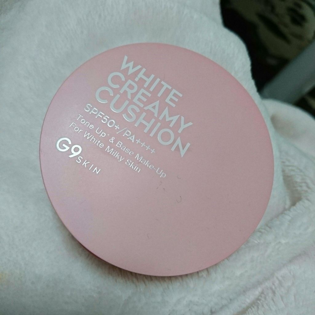 WHITE CREAMY CUSHION(ウユファンデ)/G9SKIN/化粧下地を使ったクチコミ（1枚目）