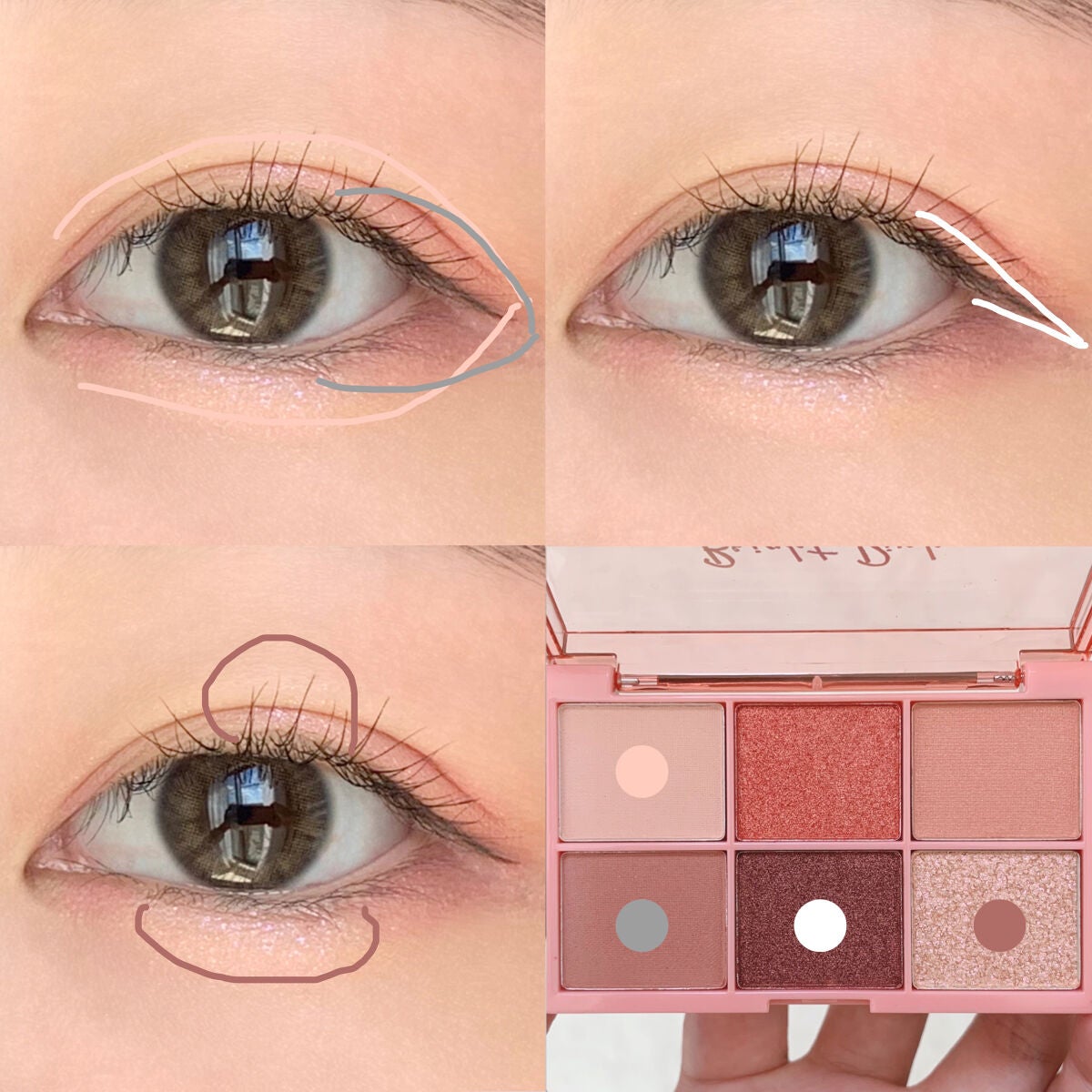 シャインアイシャドウパレット/BabyBright/アイシャドウパレットを使ったクチコミ(3枚目)