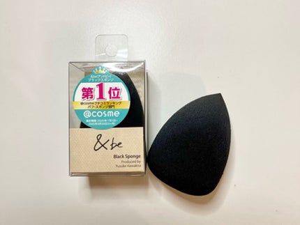 &be ブラックスポンジ/&be/パフ・スポンジを使ったクチコミ(1枚目)