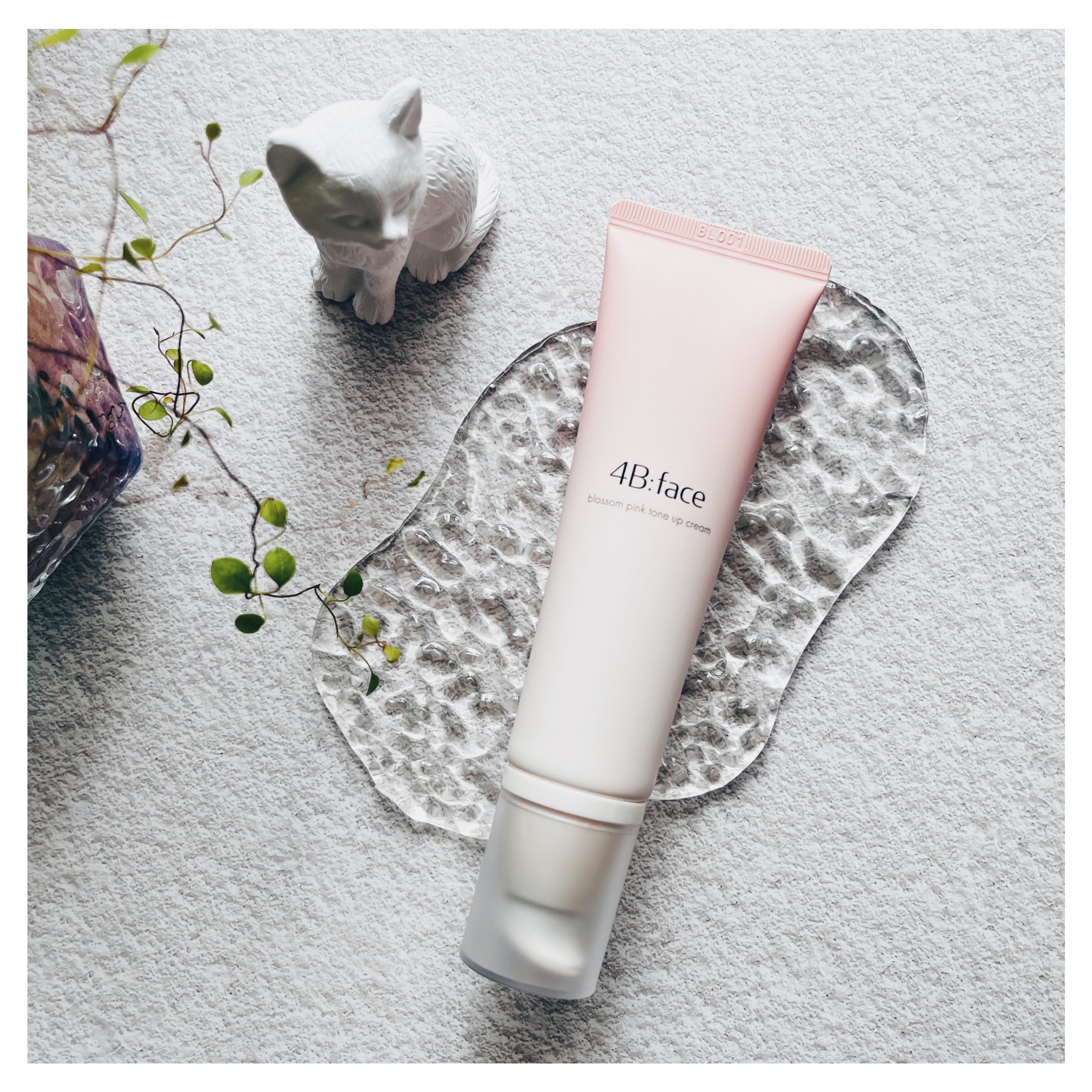 ブロッサムピンクトーンアップ*クリーム/4B:face/化粧下地を使ったクチコミ（2枚目）