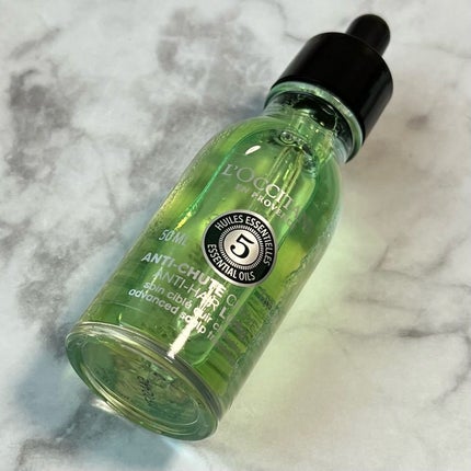 薬用 メディカル アンチヘアロスセラム/L'OCCITANE/頭皮ローションを使ったクチコミ(3枚目)