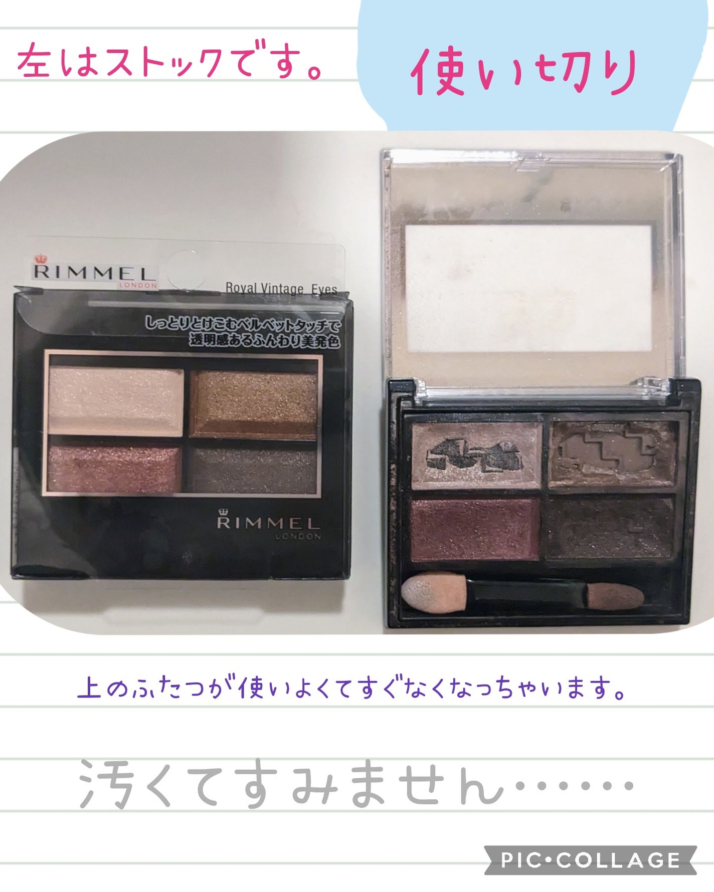 ロイヤルヴィンテージ アイズ/リンメル ロンドン/アイシャドウパレットを使ったクチコミ(2枚目)