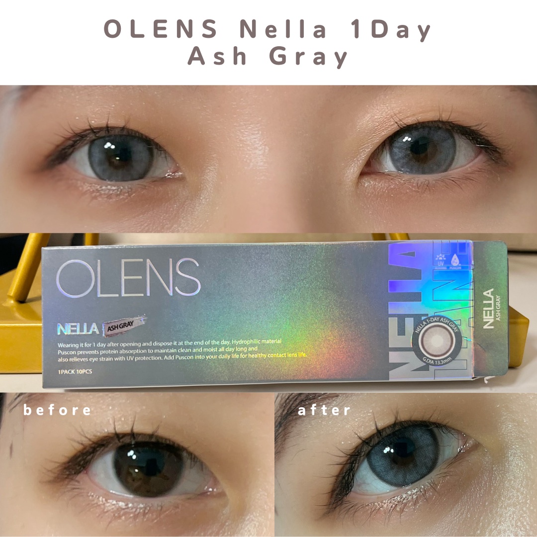 ロシアンスモーキー/OLENS/カラーコンタクトレンズを使ったクチコミ（2枚目）