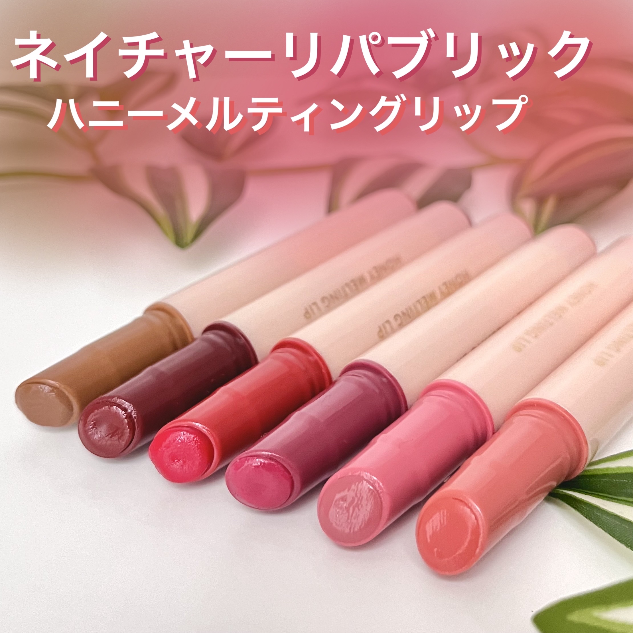 ハニーメルティングリップ/ネイチャーリパブリック/口紅を使ったクチコミ（1枚目）