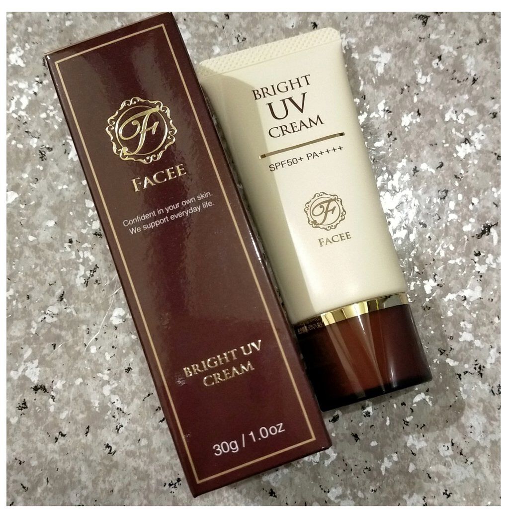 ブライトUVクリーム/Facee/日焼け止めクリームを使ったクチコミ（1枚目）
