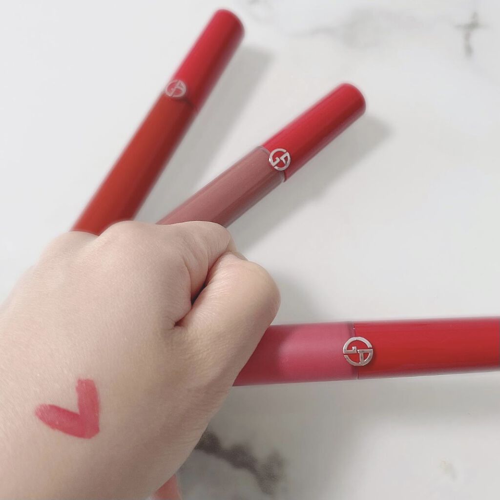 リップ マエストロ 410/ジョルジオ アルマーニ ビューティ/口紅を使ったクチコミ（2枚目）