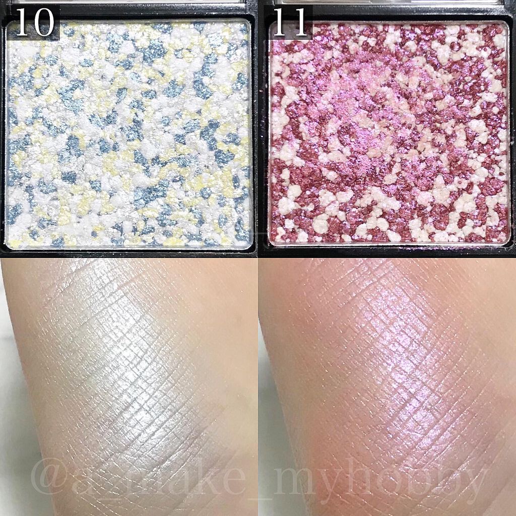 Aya / プチプラコスメ on LIPS 「URGLAMのマーブルアイシャドウを全色紹介❗️✨❤️・・..」(5枚目)