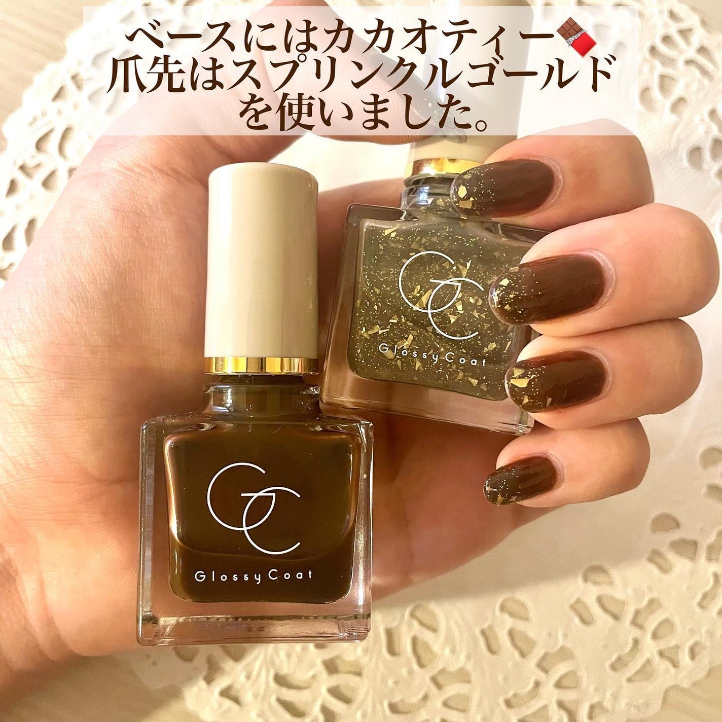 グロッシーコート/スキューズミー/オールインワンネイルを使ったクチコミ(2枚目)