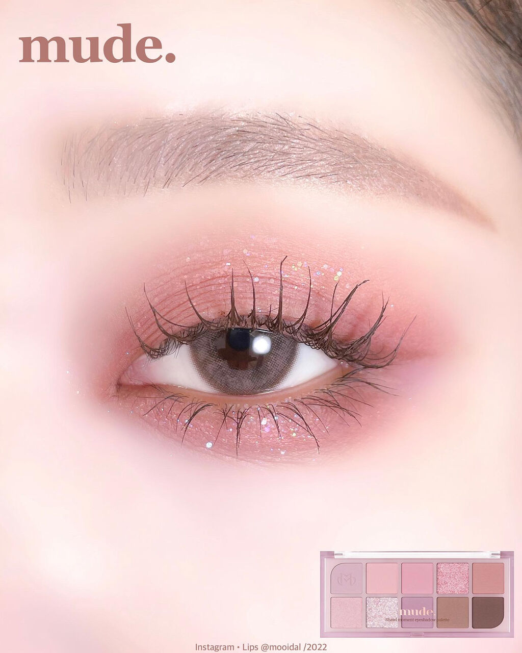 MDショールモーメント アイシャドウパレット/mude./アイシャドウパレットを使ったクチコミ（3枚目）