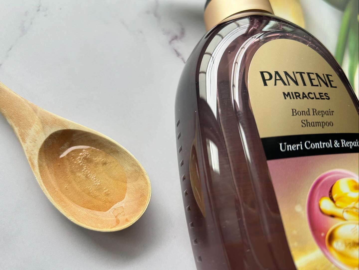 ミラクルズ うねりコントロール&リペア ボンドリペア シャンプー/トリートメント/パンテーン/市販シャンプーを使ったクチコミ（2枚目）