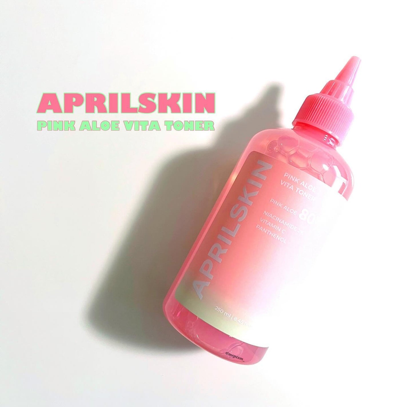 ピンクアロエビタトナー/APRILSKIN/化粧水を使ったクチコミ(1枚目)
