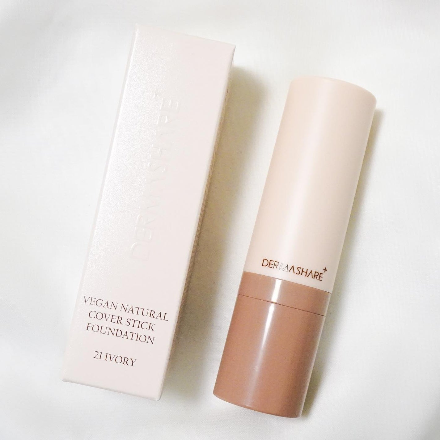 ヴィーガンナチュラルカバースティックファンデーション/DERMASHARE/その他ファンデーションを使ったクチコミ(6枚目)