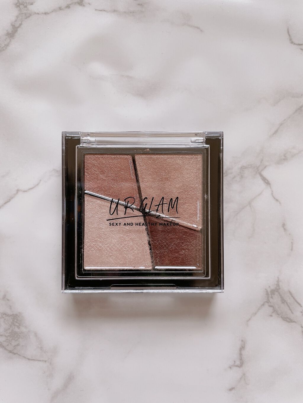 UR GLAM VELVET EYE COLOR PALETTE/U R GLAM/アイシャドウパレットを使ったクチコミ(3枚目)