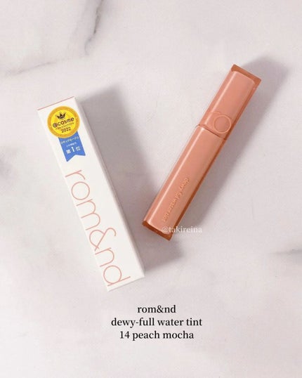 デュイフルウォーターティント/rom&nd/リップティントを使ったクチコミ(5枚目)