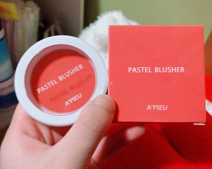 アピュー パステルブラッシャー/A’pieu/パウダーチークを使ったクチコミ(1枚目)