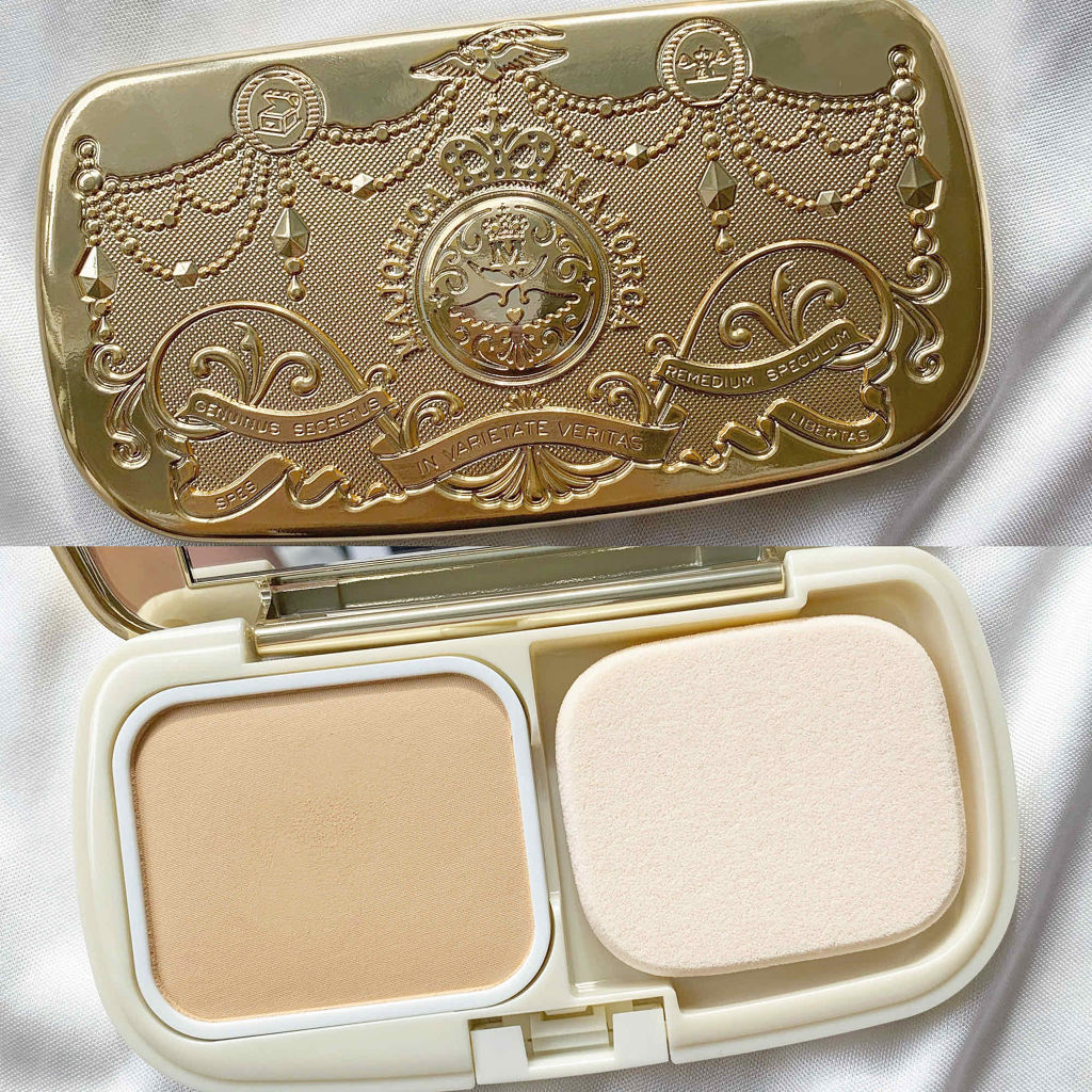 パウダーケース/MAJOLICA MAJORCA/パウダーファンデーションを使ったクチコミ（2枚目）