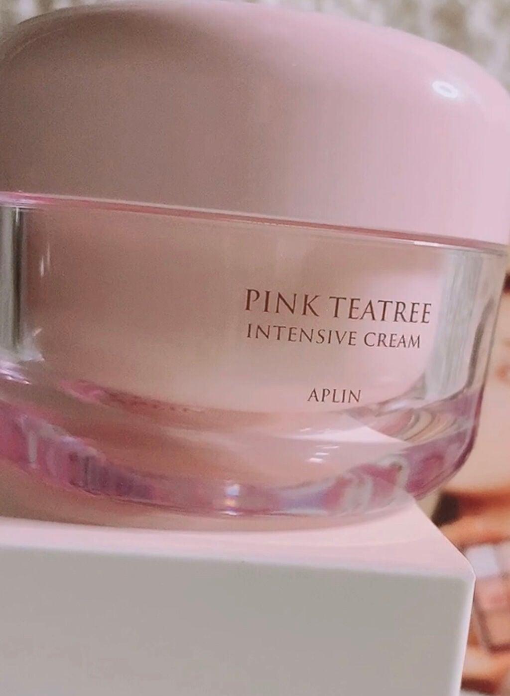 ピンクティーツリークリーム/APLIN/フェイスクリームを使ったクチコミ(2枚目)