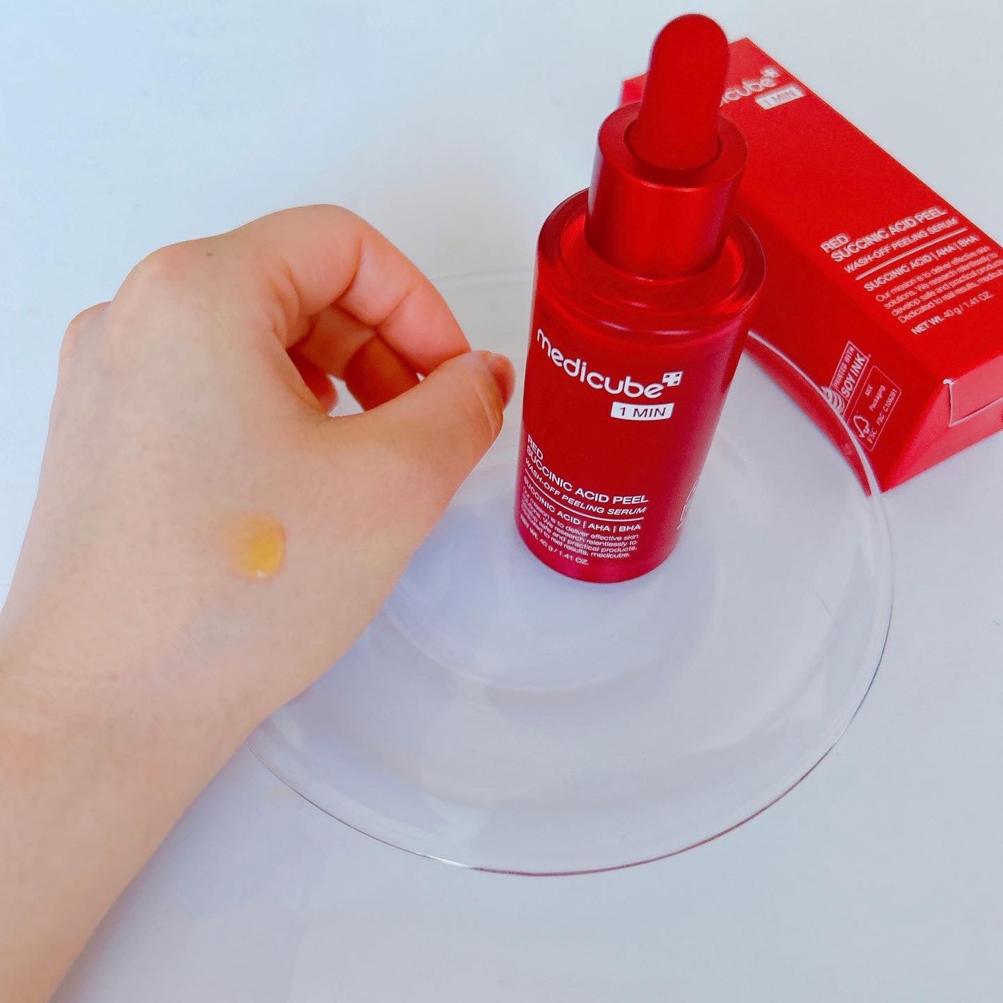レッドアクネピーリングセラム/MEDICUBE/美容液を使ったクチコミ（3枚目）