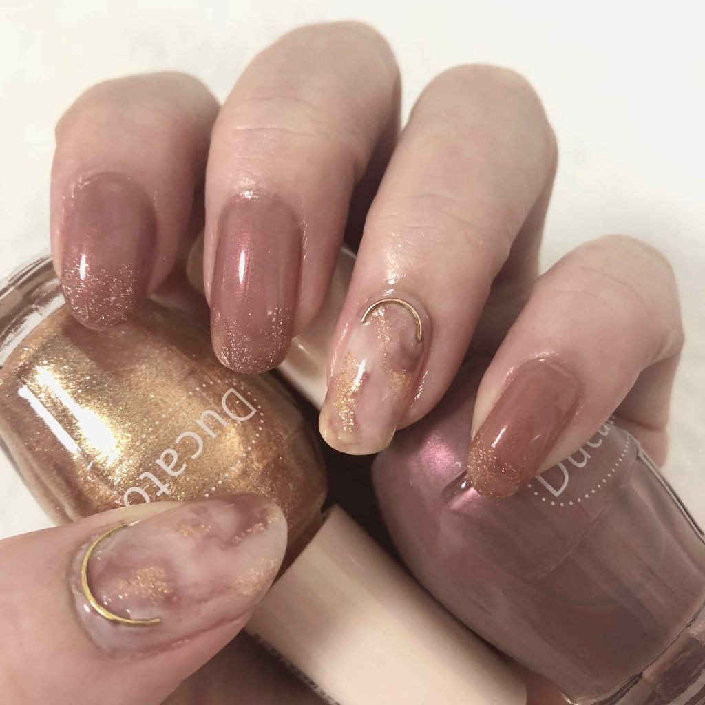 グロッシーコート ミルクコート【旧】/スキューズミー/オールインワンネイルを使ったクチコミ（1枚目）