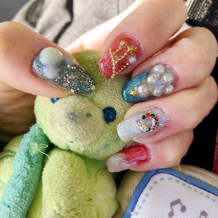 ネイルパーツ/セリア/ネイルチップ・パーツを使ったクチコミ(1枚目)