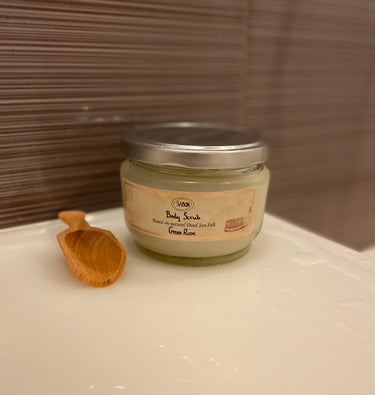 ボディスクラブ グリーン・ローズ 600g/SABON/ボディスクラブを使ったクチコミ（1枚目）