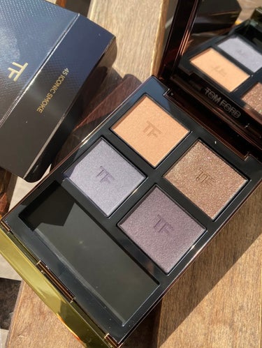 アイ カラー クォード 45 アイコニック スモーク/TOM FORD BEAUTY/アイシャドウパレットを使ったクチコミ（1枚目）