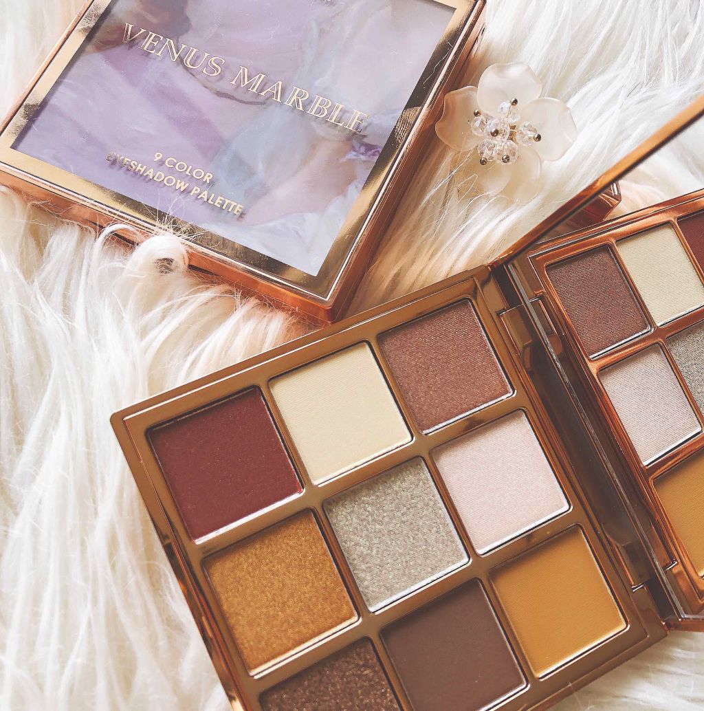 VenusMarble 9色アイシャドウパレット/Venus Marble/アイシャドウパレットを使ったクチコミ(3枚目)